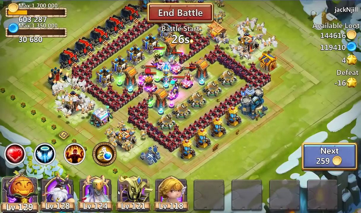 [Castle Clash] - Roll for New Hero Santa BOOM and Vlad 22000 Gems