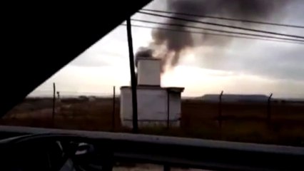 Accidente de F18 en Madrid en maniobra de despegue