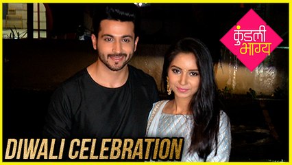 Kundali Bhagya's Dheeraj Dhoopar Celebrates Diwali With Wife Vinny Arora