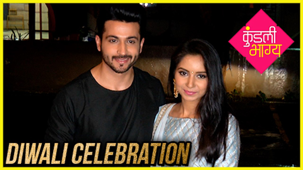 Kundali Bhagya's Dheeraj Dhoopar Celebrates Diwali With Wife Vinny Arora