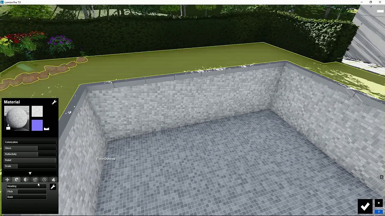 Lumion -Materials Additional Material Properties - Orientation