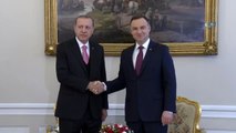 Cumhurbaşkanı Erdoğan, Polonyalı Mevkidaşı Duda ile Görüştü