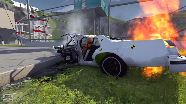 BeamNG Drive Sky Jumping - High Speed Crashes Insane Jumps
