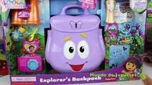 La Mochila de Dora La Exploradora Con Sorpresas| Juguetes Para Niñas