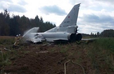 Tu-22M3 Bomber  Crash