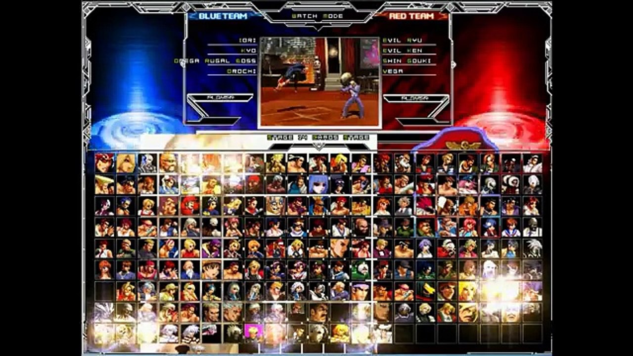 M.U.G.E.N: The King Of Fighters VS Street Fighter