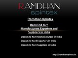 Open End Yarn Manufacturers Exporters and Suppliers in India