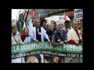 Manifestacion en Madrid por un sahara libre