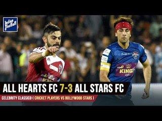 BOLLYWOOD STARS VS INDIAN CRICKET TEAM - HIGHLIGHTS AND GOALS 2017