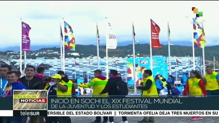 Canciller de Rusia participa en el Festival Mundial de la Juventud