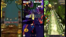 Temple Run VS Spider-Man Unlimited VS Temple Run 2 - Endless Run Gameplay - (Android/iOS)