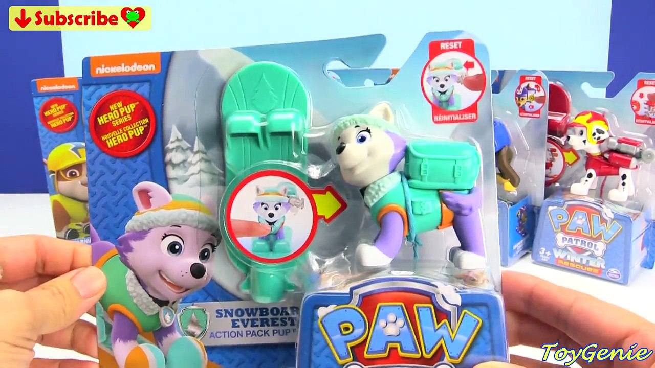 Paw Patrol SNOWBOARD Action Pack Pups in Hero Pup Series