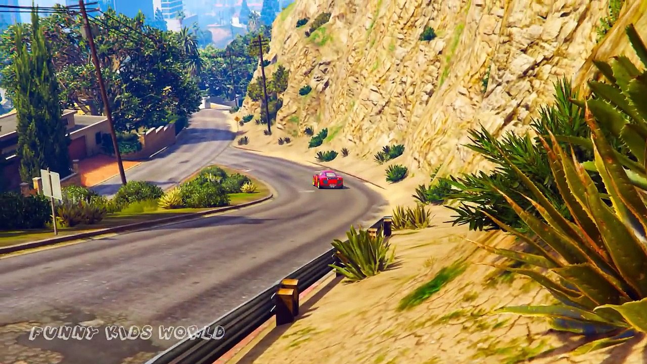 Disney Cars 3 LIGHTNING MCQUEEN & Spiderman Go Eat BURGERS! Superheroes Cartoon for Kids