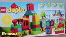 El tren de los colores y los numeros - Lego duplo - juguetes para niños