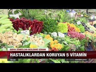 Hastalıklardan koruyan 5 vitamin - 09.04.2015 - atv Ana Haber