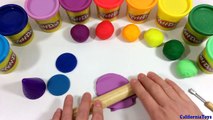 Play Doh Learn Colors & How to Make with Rainbow Ice Cream Cone The Finger Family Song