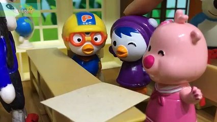 학교괴담!! 패티가 사라졌다?! 미스테리 위험한 [죽음의 주술] 무서운이야기_뽀로로 상황극 인형놀이 pororo toy animation ポロロ 애니킹