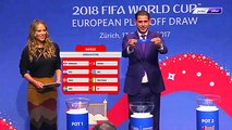 وقائع قرعة الملحق الأوروبي المؤهل لكأس العالم روسيا 2018 اليوم 17-10-2017