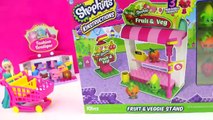 Shopkins Kinstructions Fruit & Veg Playset with Disney Frozen Queen Elsa Video Cookieswirlc