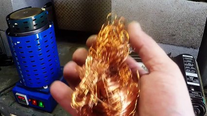 Copper Pancake from Scrap Copper Wire