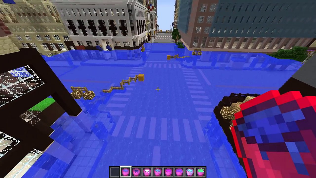 Minecraft TSUNAMI MOD / FLOOD THE WHOLE OF NEW YORK AND WATCH IT FLOAT ...