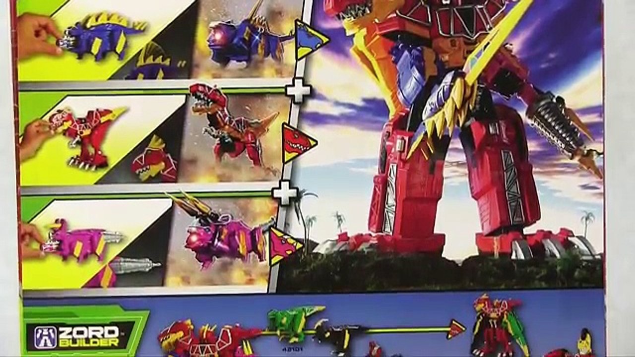 Power Rangers Deluxe Dino Charge Megazord Toy - with Parazord