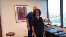 Brazilian Woman Gets First WOW Adjustment From Houston Chiropror Dr Gregory Johnson