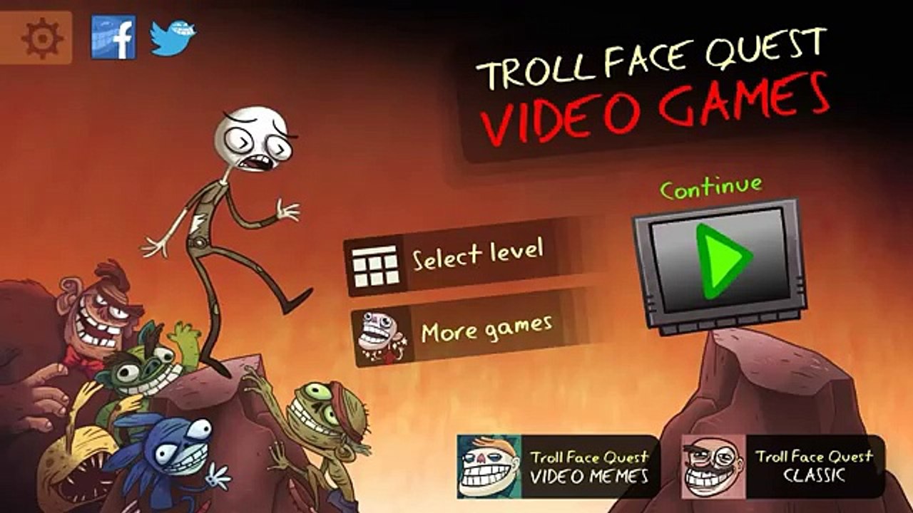 Troll Face Quest Video Games Complete Walkthrough Level 1 32