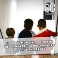 Journée mondiale du refus de la misère : 30 000 enfants à la rue en France