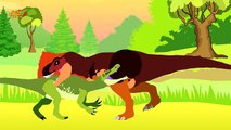 Funny Dinosaurs Cartoons for children | Tyrannosaurus Rex vs Spinosaurus | Dinosaurs for Kids