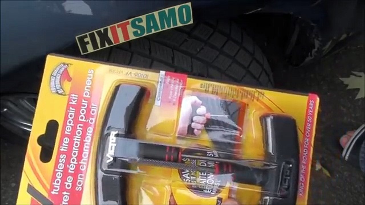 Evo kako da jednostavno sami popravite probušenu gumu na automobilu