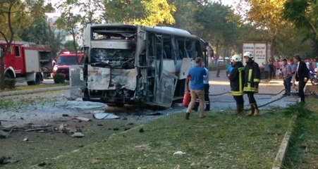 Download Video: Mersin'de Polis Servis Aracına Bombalı Saldırı Düzenlendi