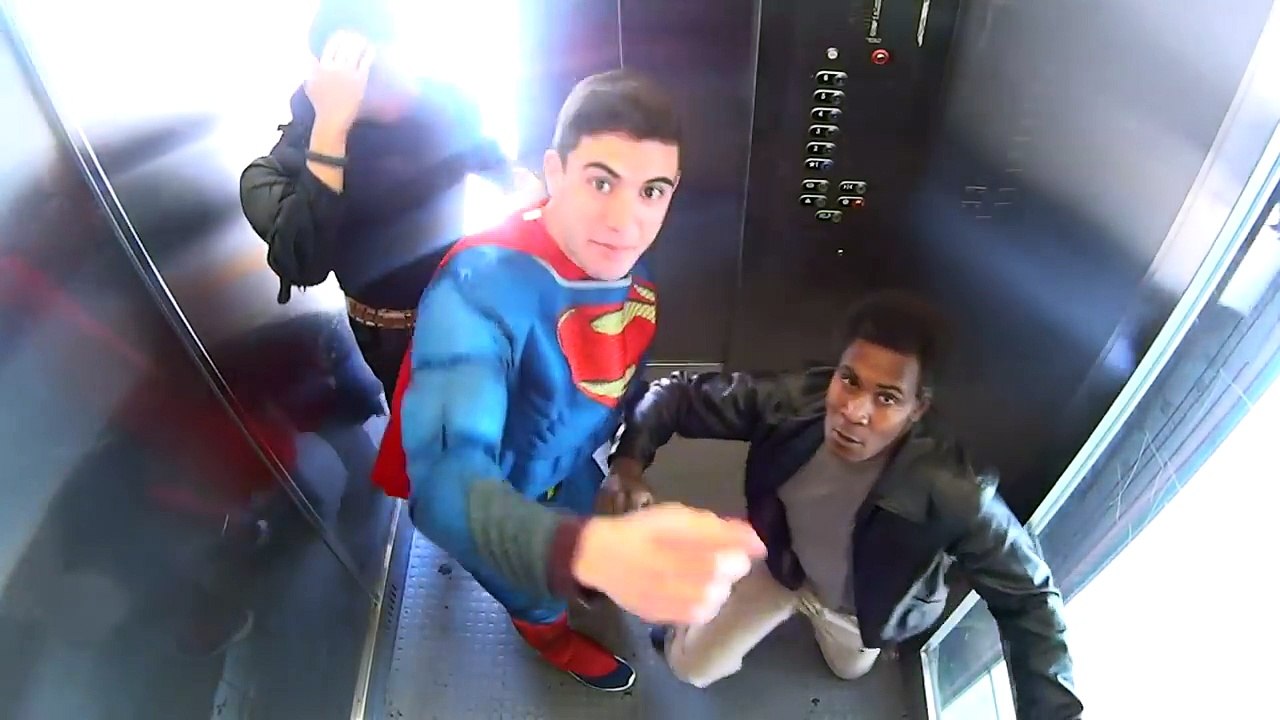 Batman vs. Superman Elevator Prank!