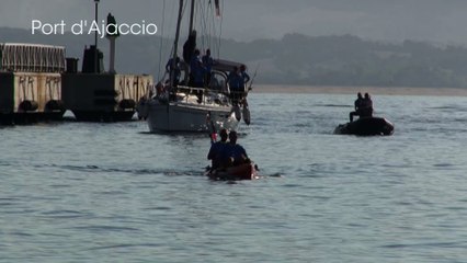 [CongresSP2017] Traversée de la Méditerranée en pédalo : arrivée des pompiers à Ajaccio