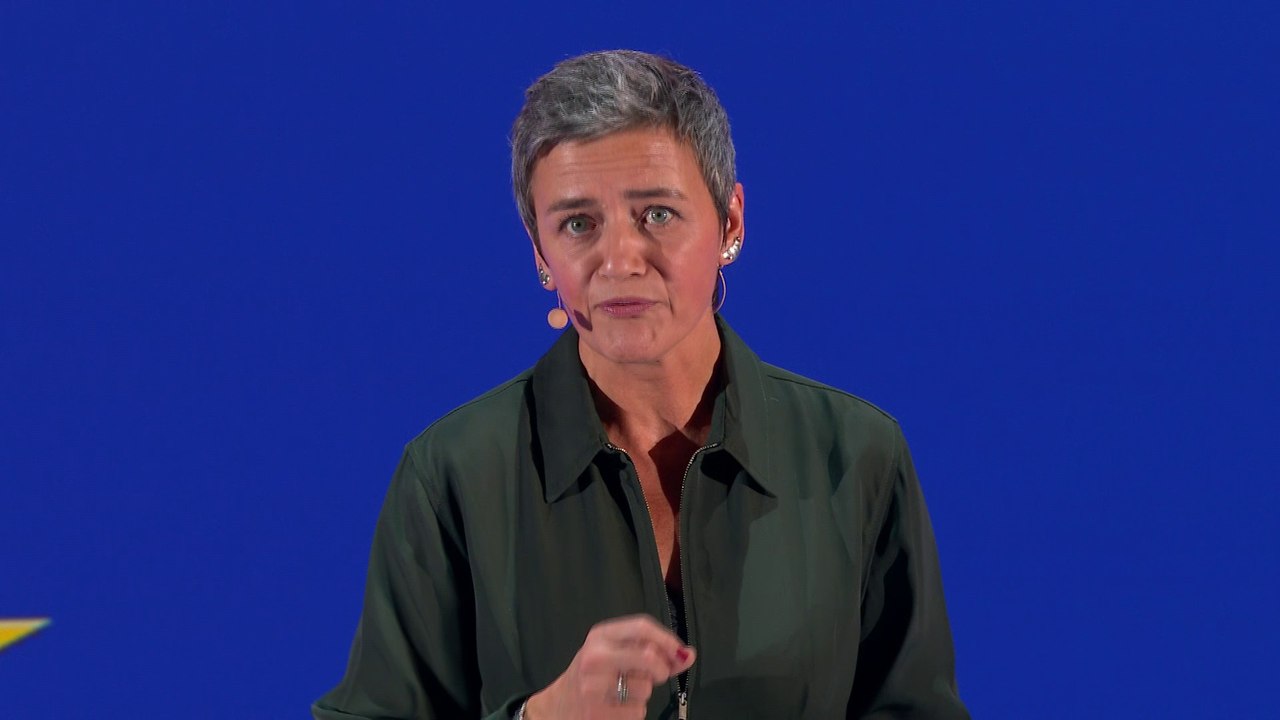 BANG - Margrethe Vestager Commissaire Européenne à la concurrence