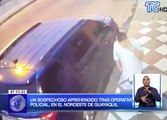 Un sospechoso aprehendido tras operativo policial en el noroeste de Guayaquil