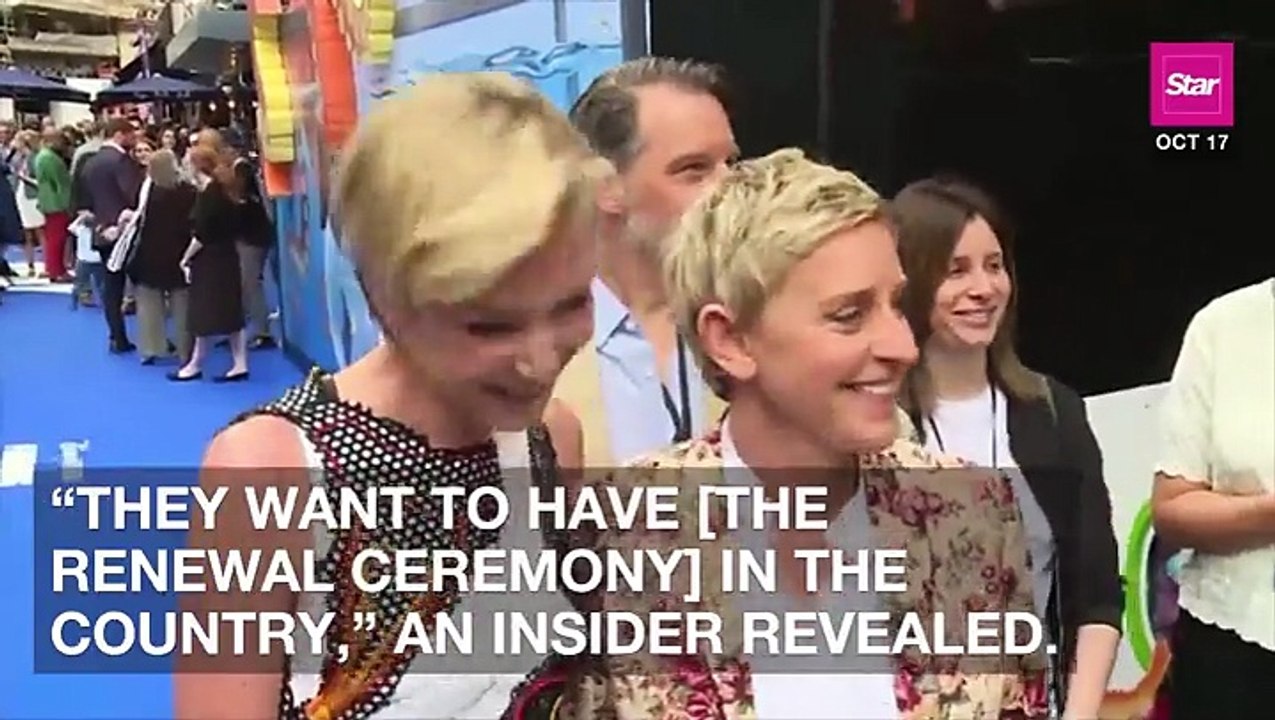 Ellen DeGeneres & Portia De Rossi Pull Out All The Stops For 10-Year Anniversary