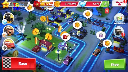 Cars: Fast as Lightning NEON RACING! Komodo 1/6 Unlocked vs Max, Wingo