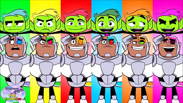 Teen Titans Go! Transforms Raven Starfire Color Swap Compilation Surprise Egg and Toy Collector SETC