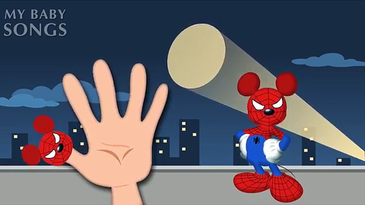Mickey Mouse Ironman, Spiderman, Batman, Finger Family song!