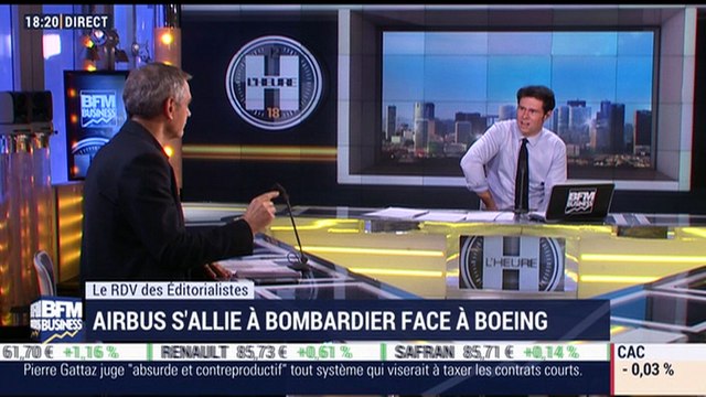 Le Rendez-vous des Éditorialistes: Airbus s'allie à Bombardier face à Boeing - 17/10