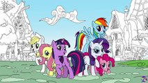 My Little Pony Coloring Book - Friendship Is Magic - MLP Coloring Pages For Kids