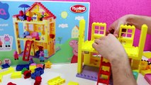 Peppa Pig PlayBIG Bloxx House Building Playset ◕ ‿ ◕ Lets Build a House for Peppa and her Family