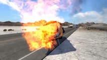 BeamNG drive - Alternated Ramps car Crashes