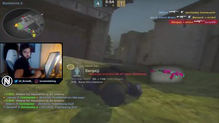 15 year old talent sergejj destroys ScreaM's team