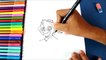 Cómo dibujar a SKYE de La Patrulla Canina | How to draw Paw Patrol Skye