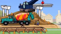 เกมส์ รถปูน รถโม่ปูน ทำภารกิจ -cement-truck วีดีโอสำหรับเด็ก