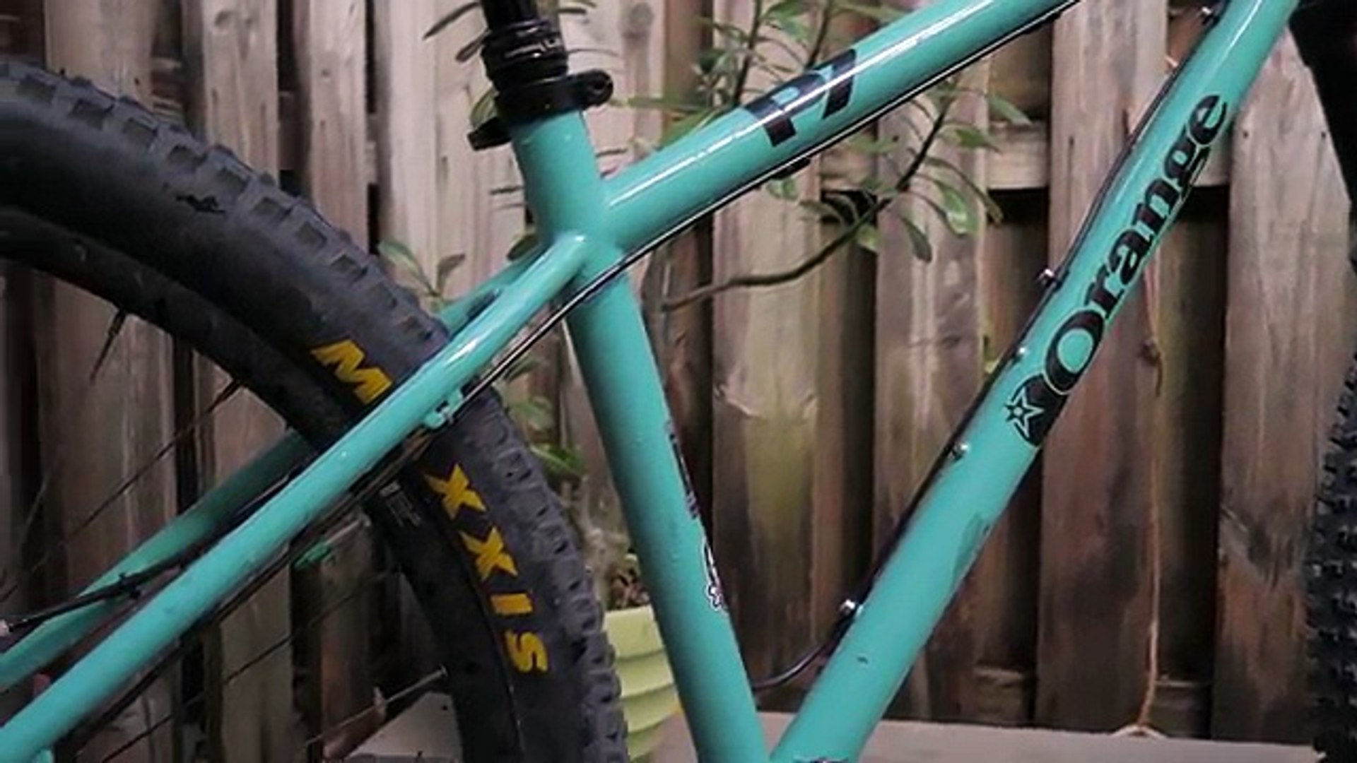 orange p7 hardtail