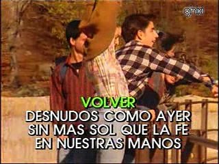 Sergio y Estibaliz - Volver (Karaoke)