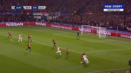 Steven Berghuis Goal HD - Feyenoord	1-0	Shakhtar Donetsk 17.10.2017
